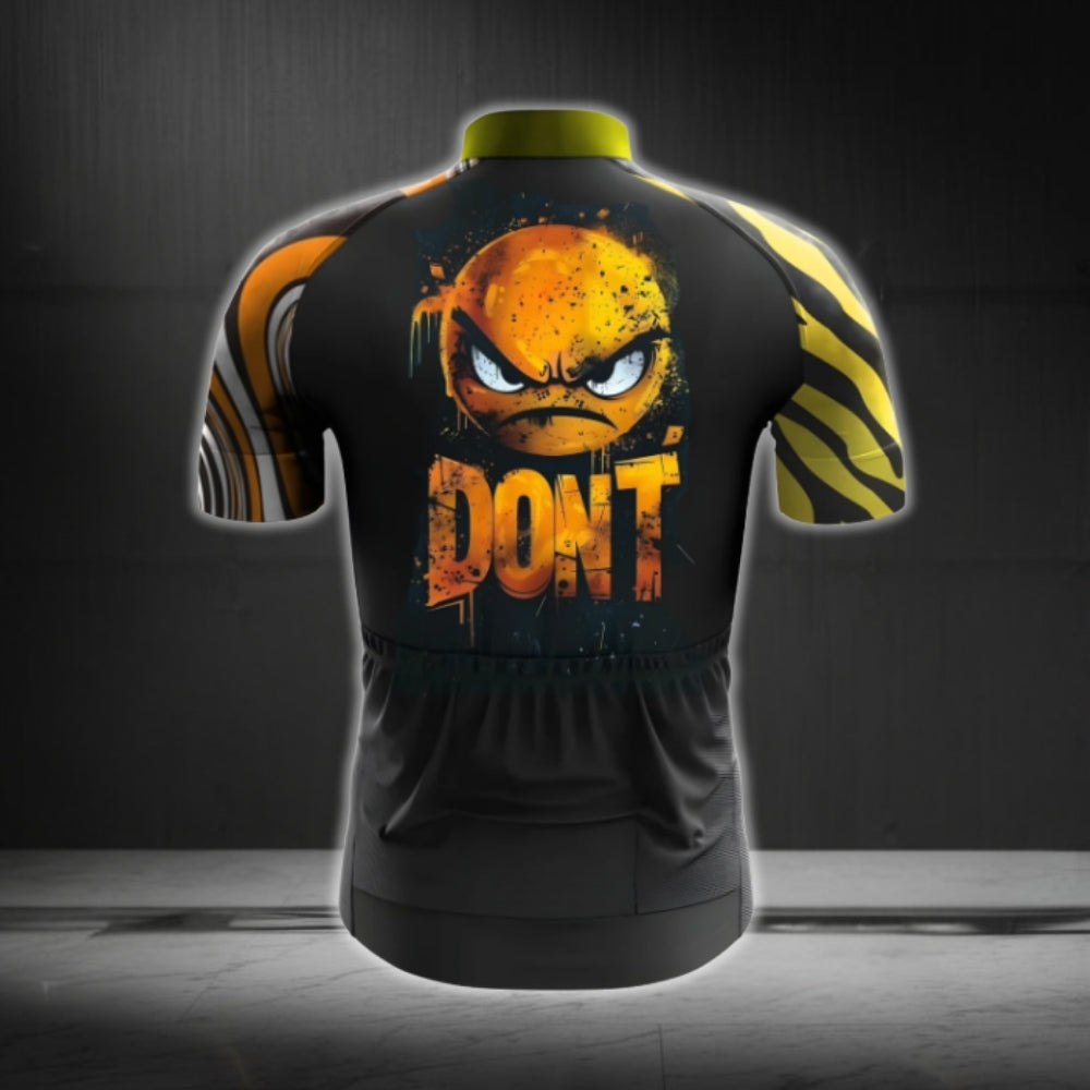 Don't Angry Emoticon Cycling Short Sleeve Jersey For Men, Angry Emoticon Cycling Jerseys CG0702