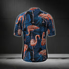 Flamingo Tropical Cycling Jersey Short Sleeve For Men, Flamingo Lovers Cycling Jerseys CG0359