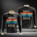 Never Underestimate An Old Guy On A Bicycle Long Sleeve Men's Cycling Jersey, Funny Cycling Jerseys CG0686