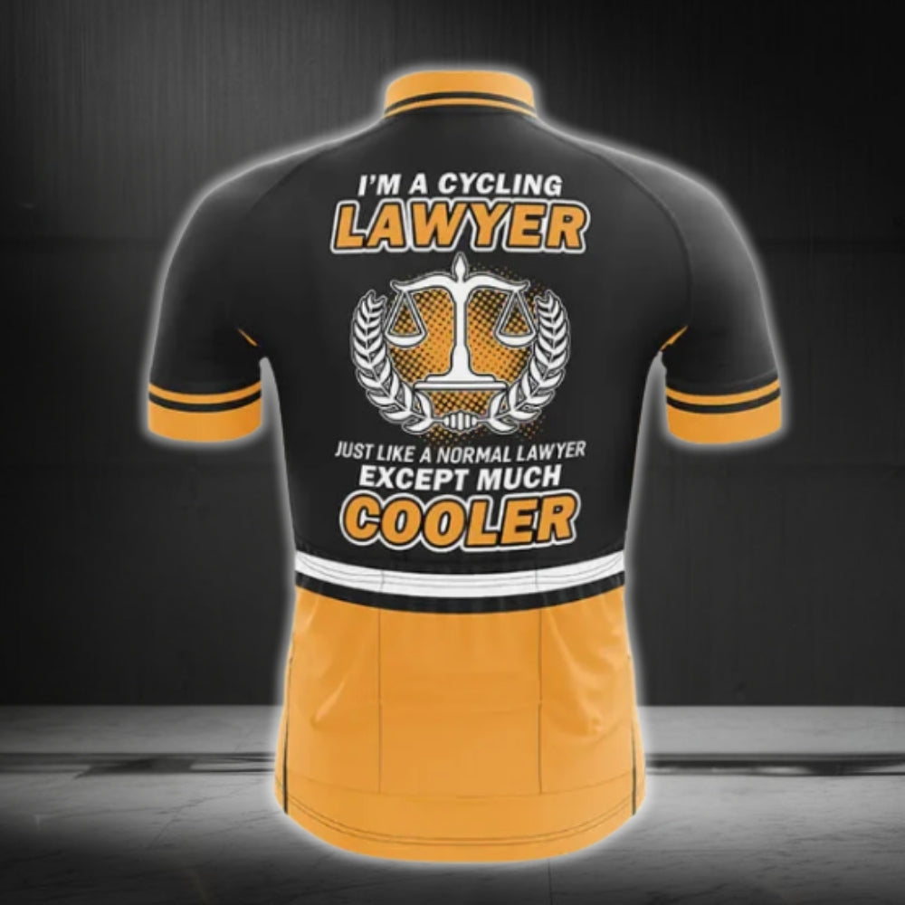 I'm A Lawyer Just Like A Normal Lawyer Except Much Cooler Cycling Short Sleeve Jersey For Men, Funny Cycling Jerseys For Lawyers CG0252