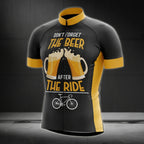 Don't Forget The Beer After The Ride Men's Short Sleeve Cycling Jersey, Funny Beer Cycling Jerseys CZ0088