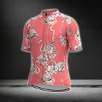 Pink Flamingo Cycling Short Sleeve Jersey For Men, Flamingo Cycling Jerseys CG0357