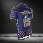 Never Underestiate An Old Man With A Bike Custom Name Short Sleeve Men's Cycling Jersey, Custom Funny Cycling Jerseys CG0671
