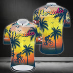 Florida Tropical Short Sleeve Cycling Jersey For Mens, Florida Pride Cycling Jerseys CZ0021